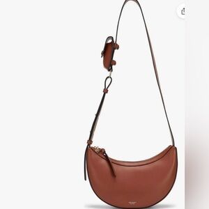 orYANY Tan Leather Crossbody Bag